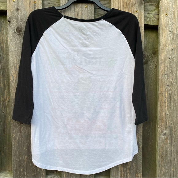 Official Dr Seuss The Grinch Christmas 3/4 sleeve raglan Tagless tee - Picture 4 of 4